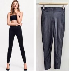 NWT Wolford | Velour Faux Suede Leggings in Black